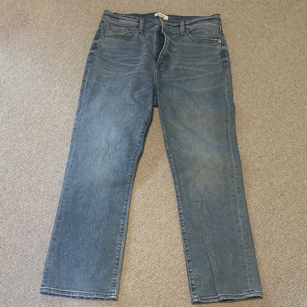 Pistola Straight Blue Jeans